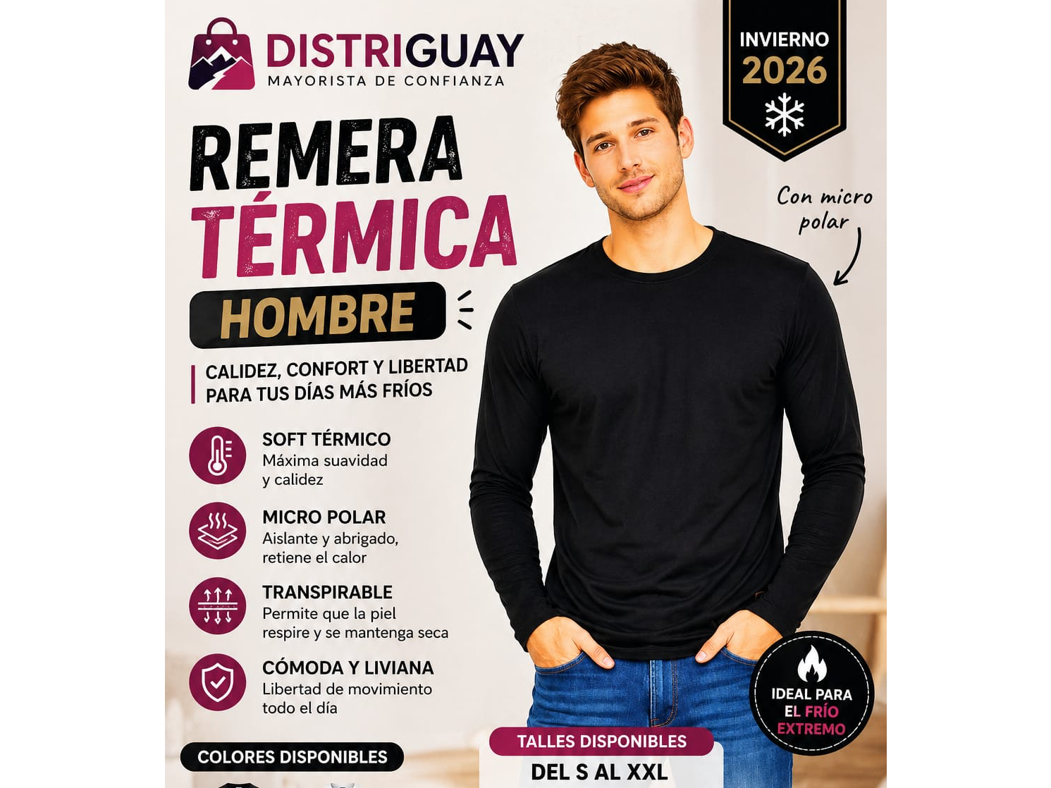 REMERA TERMICA HOMBRE