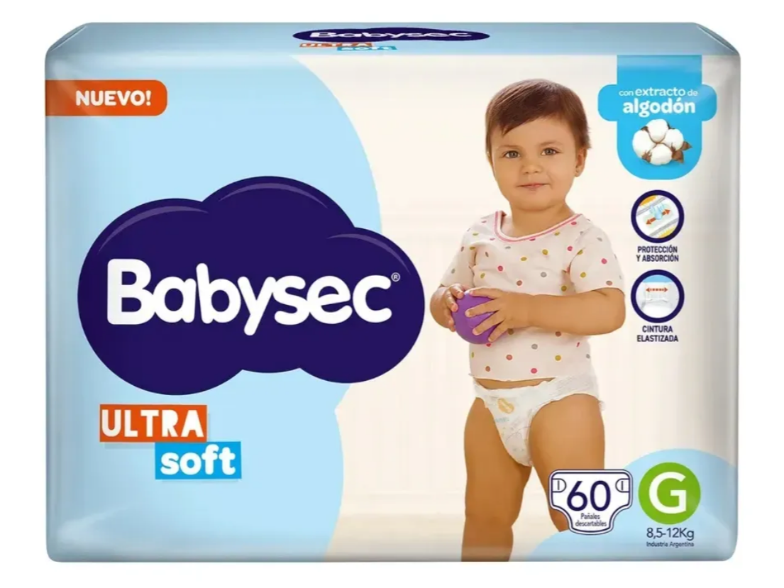 Babysec ultra soft super pack G x60