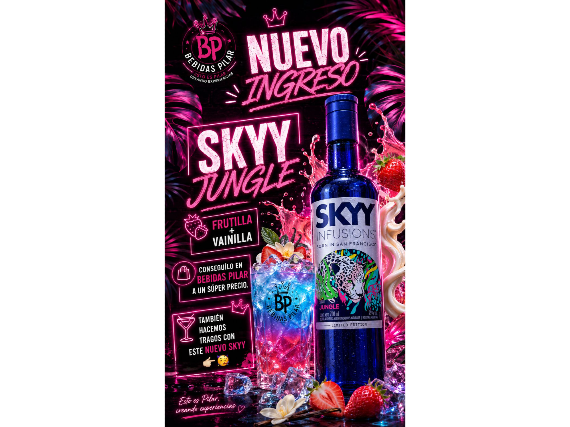 SKYY JUNGLE+3 SPEED XL+ VASO C/ HIELO