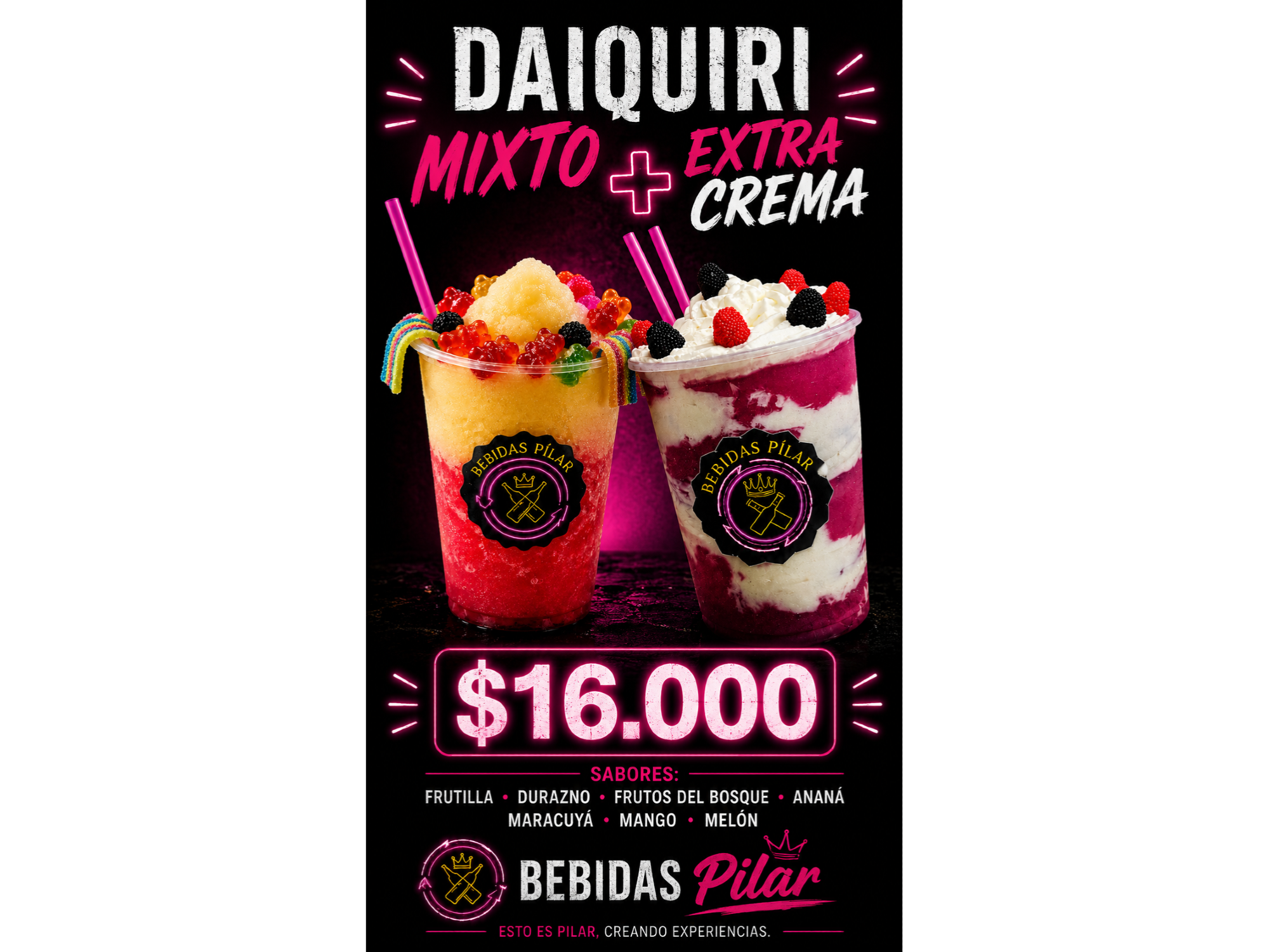 DAIQUIRI MIXTO+ DAIQUIRI EXTRA CREMA
