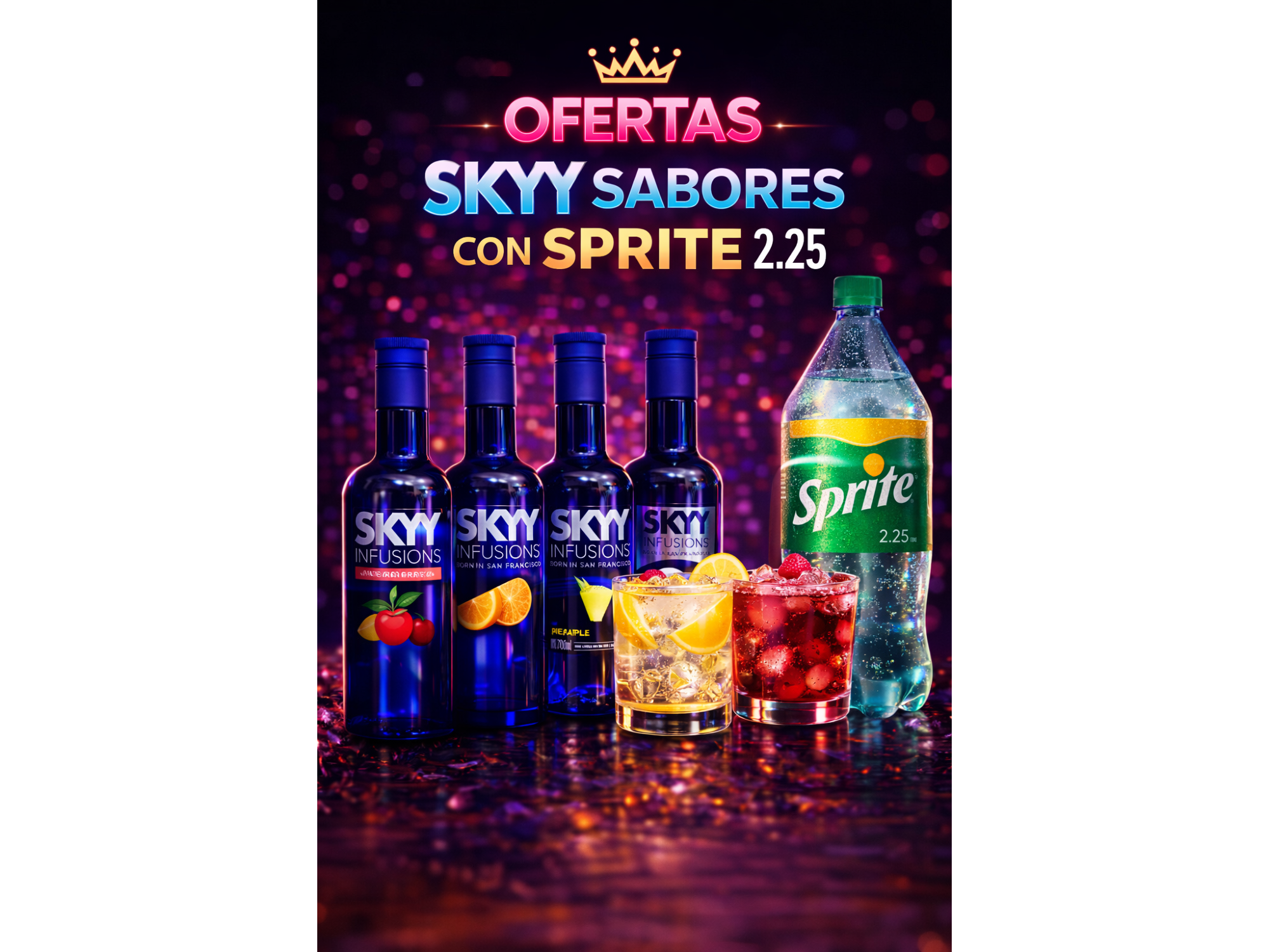 SKYY SABORES CON SPRITE