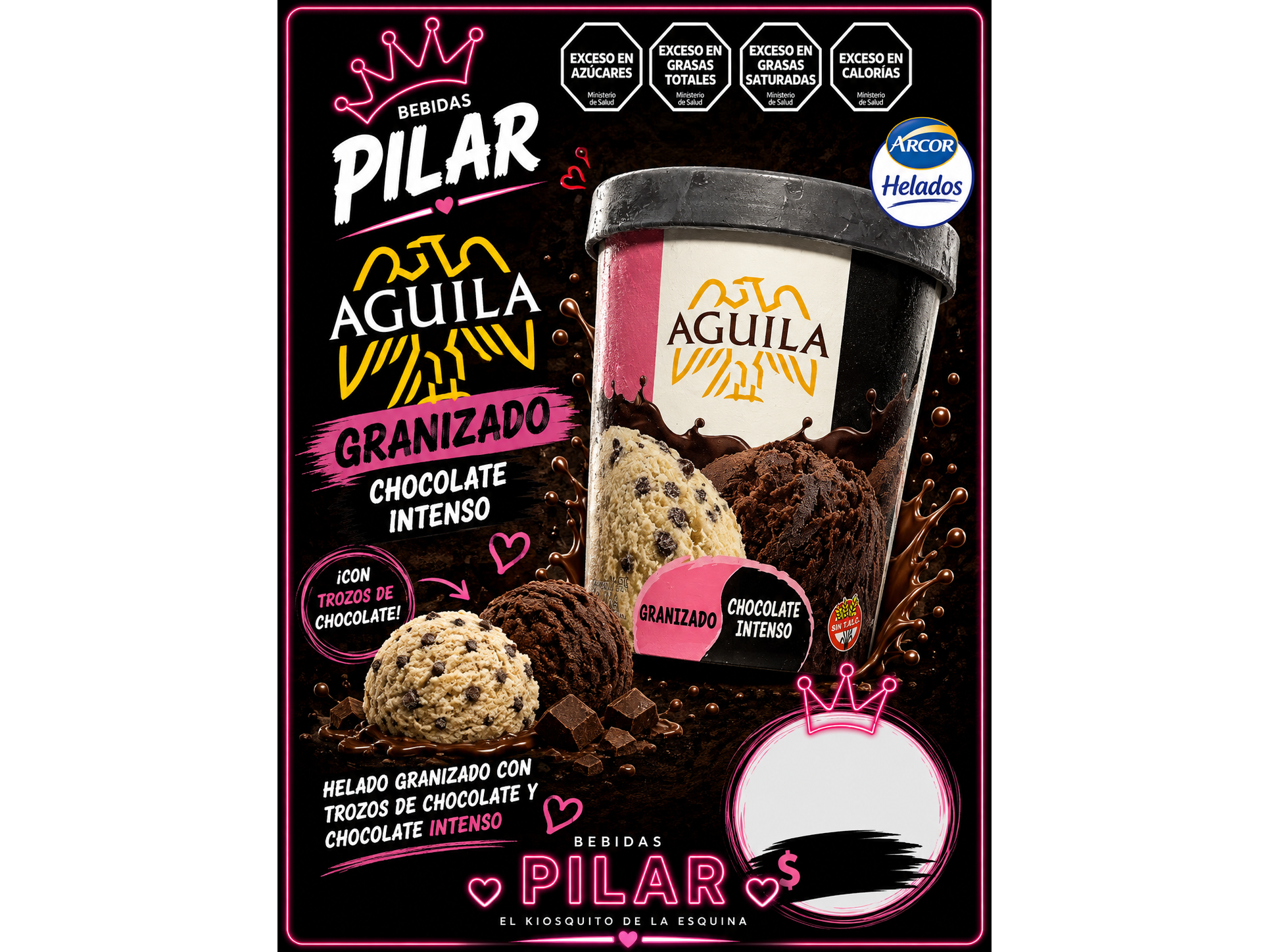 GELATO XXL CHOCOLATE/GRANIZADO