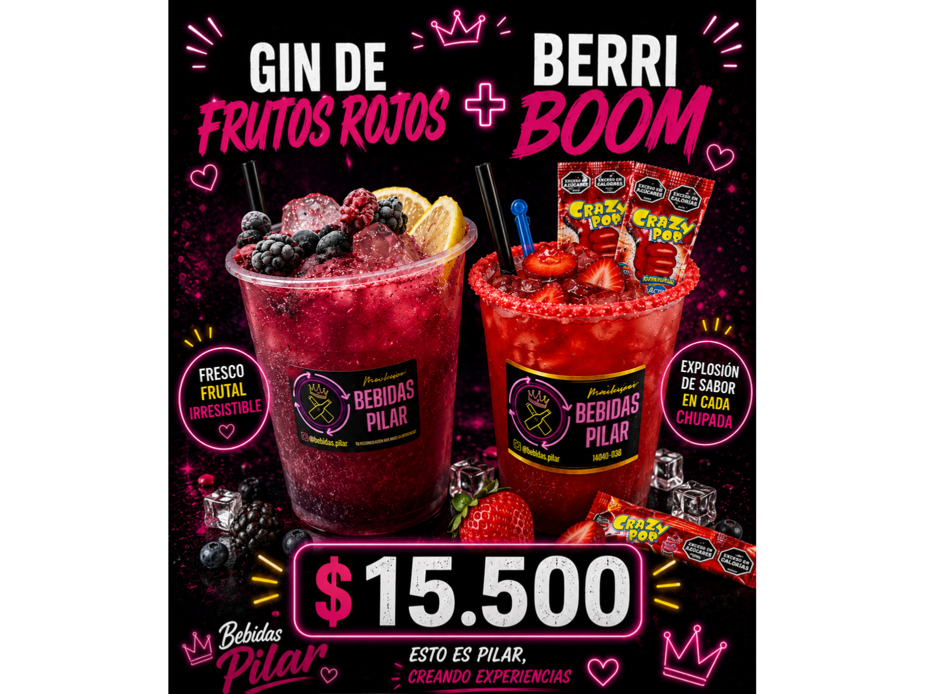 GIN DE FRUTOS ROJOS+ BERRI BOOM