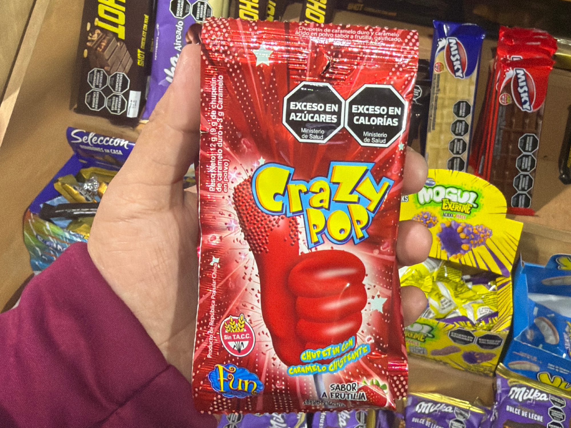 Crazy pop frutilla