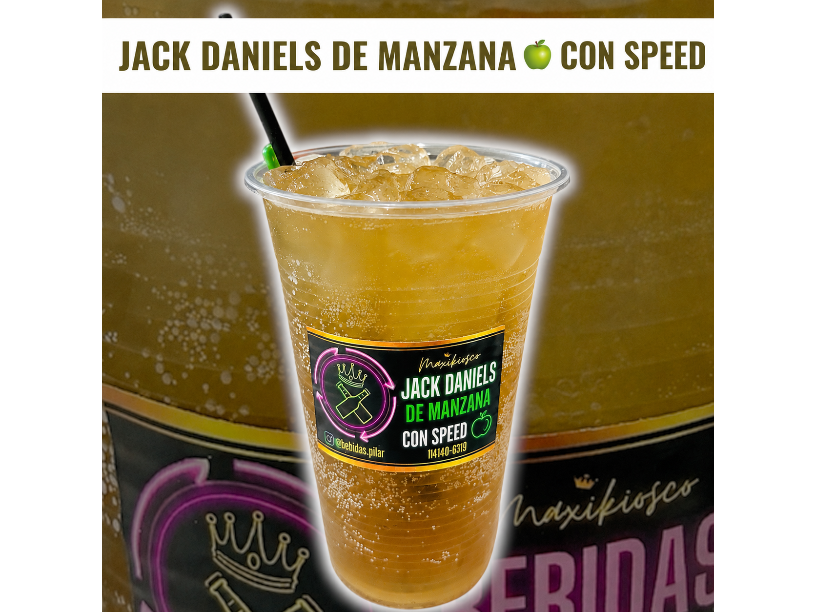 JACK DANIEL'S MANZANA 🍏 CON SPEED