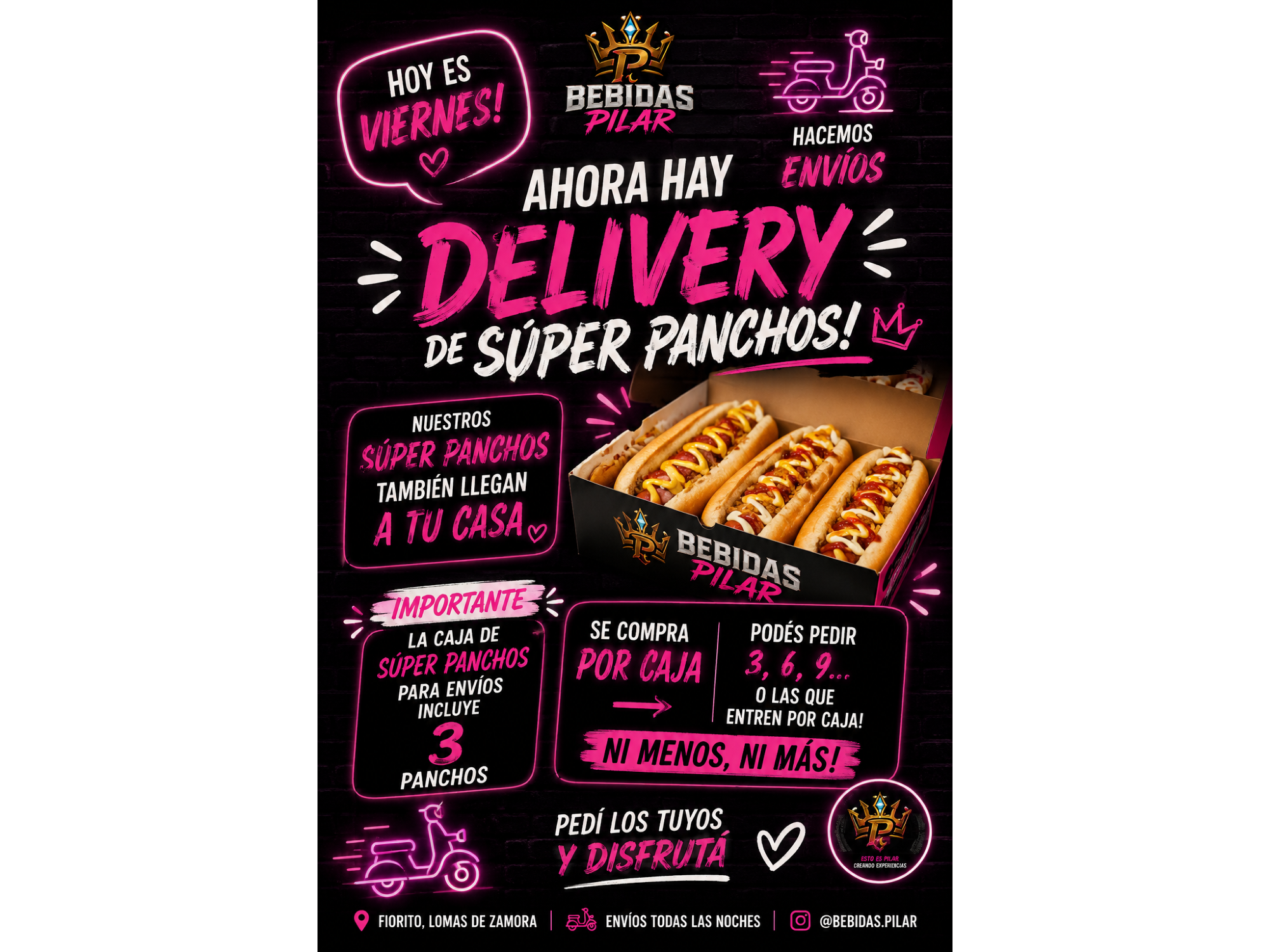 CAJA SÚPER PANCHOS (x3) de BebidasPilar