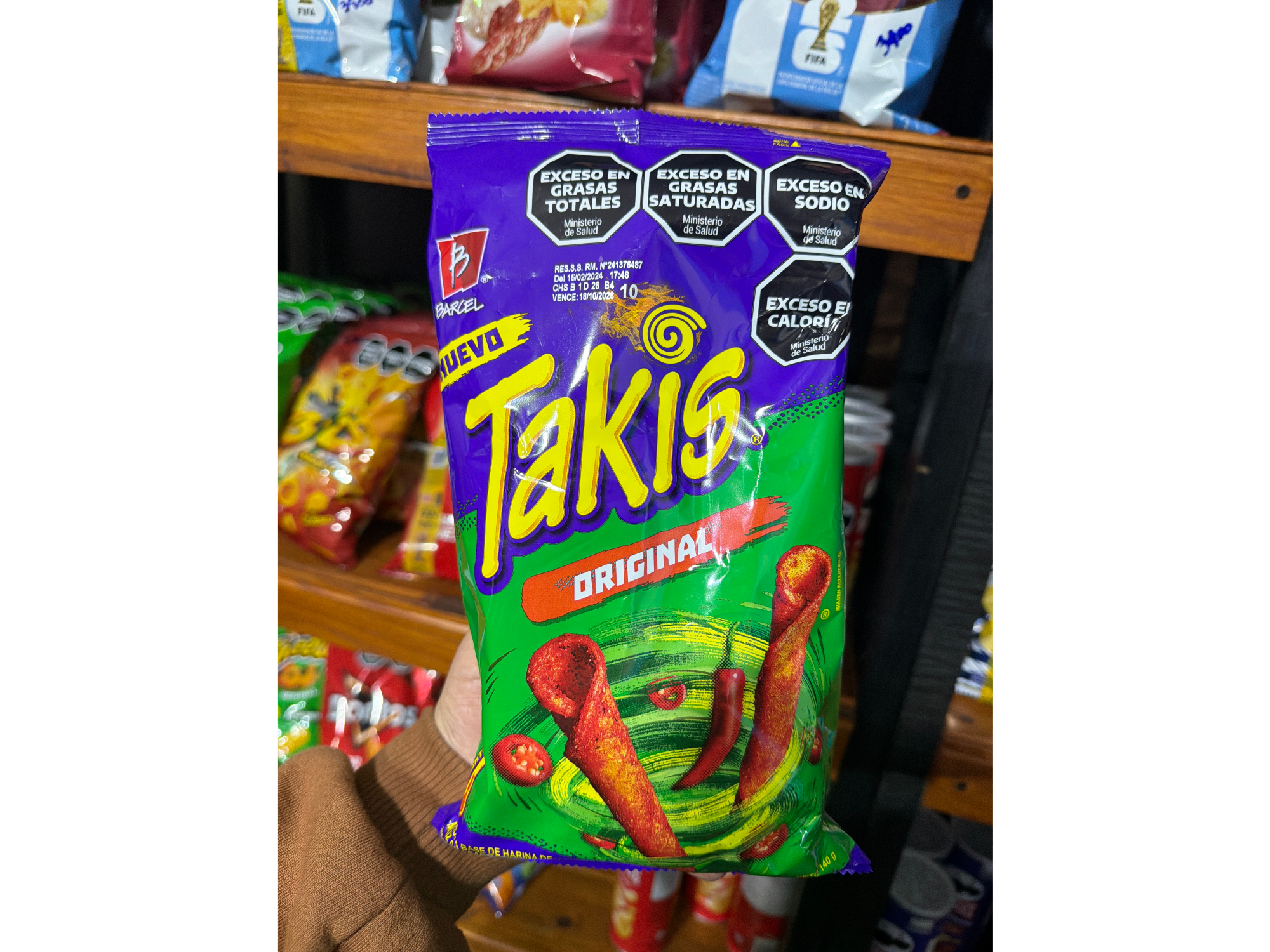 TAKIS SABOR ORIGINAL 140g