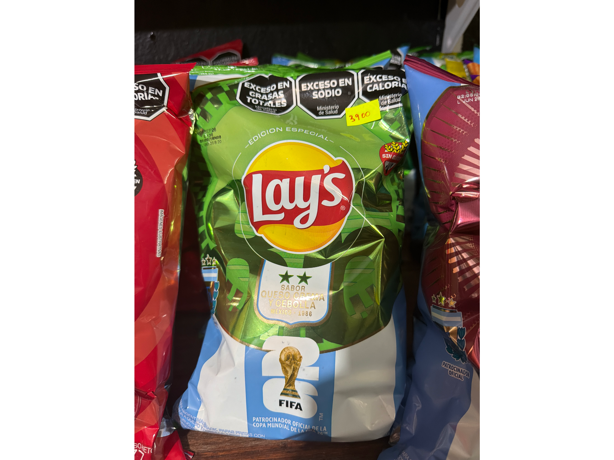 Lays queso crema y cebolla