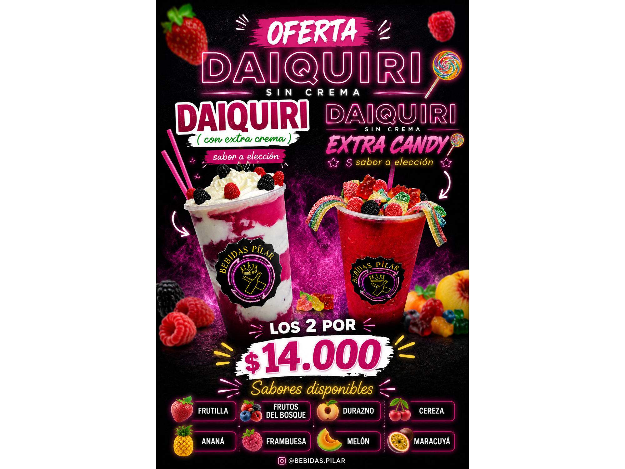 DAIQUIRI EXTRA CREMA+ EXTRA CANDY
