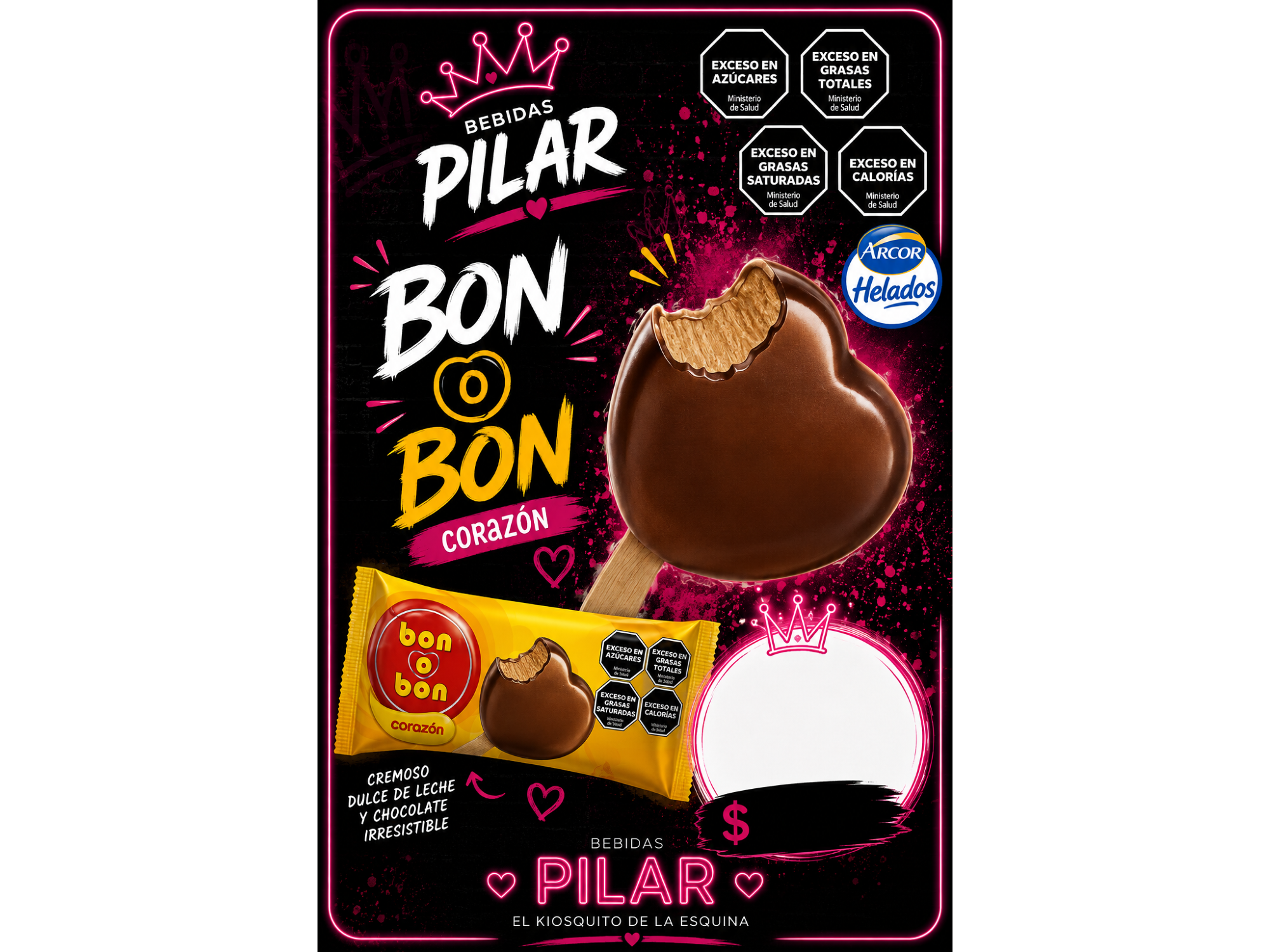 PALITO CORAZÓN BON O BON