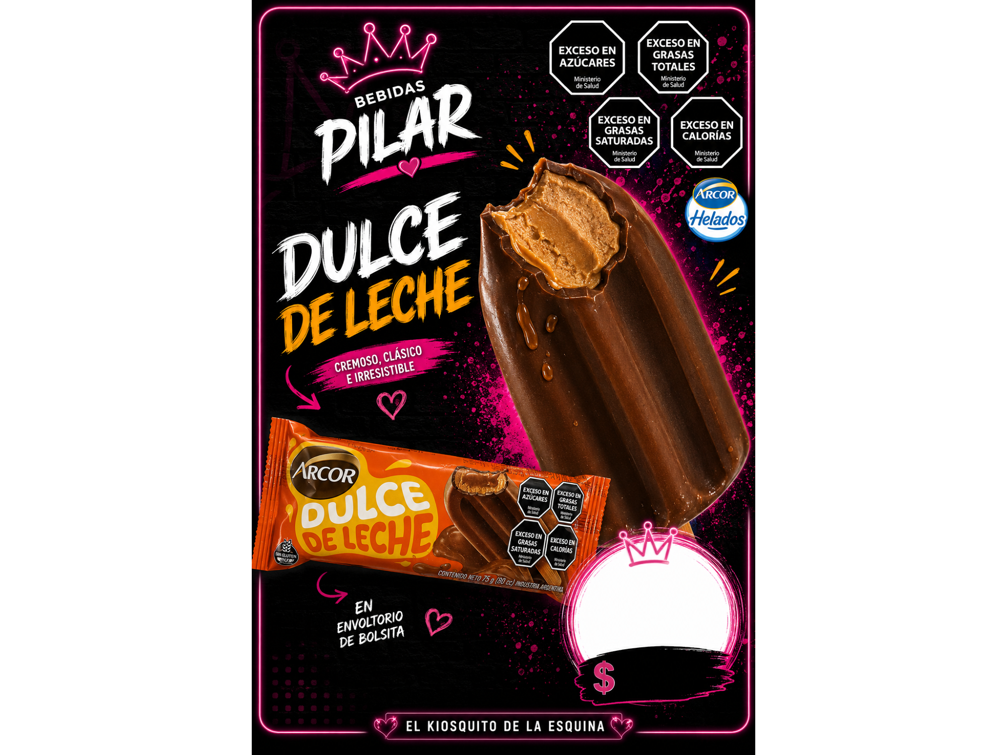 PALITO DULCE DE LECHE RELLENO