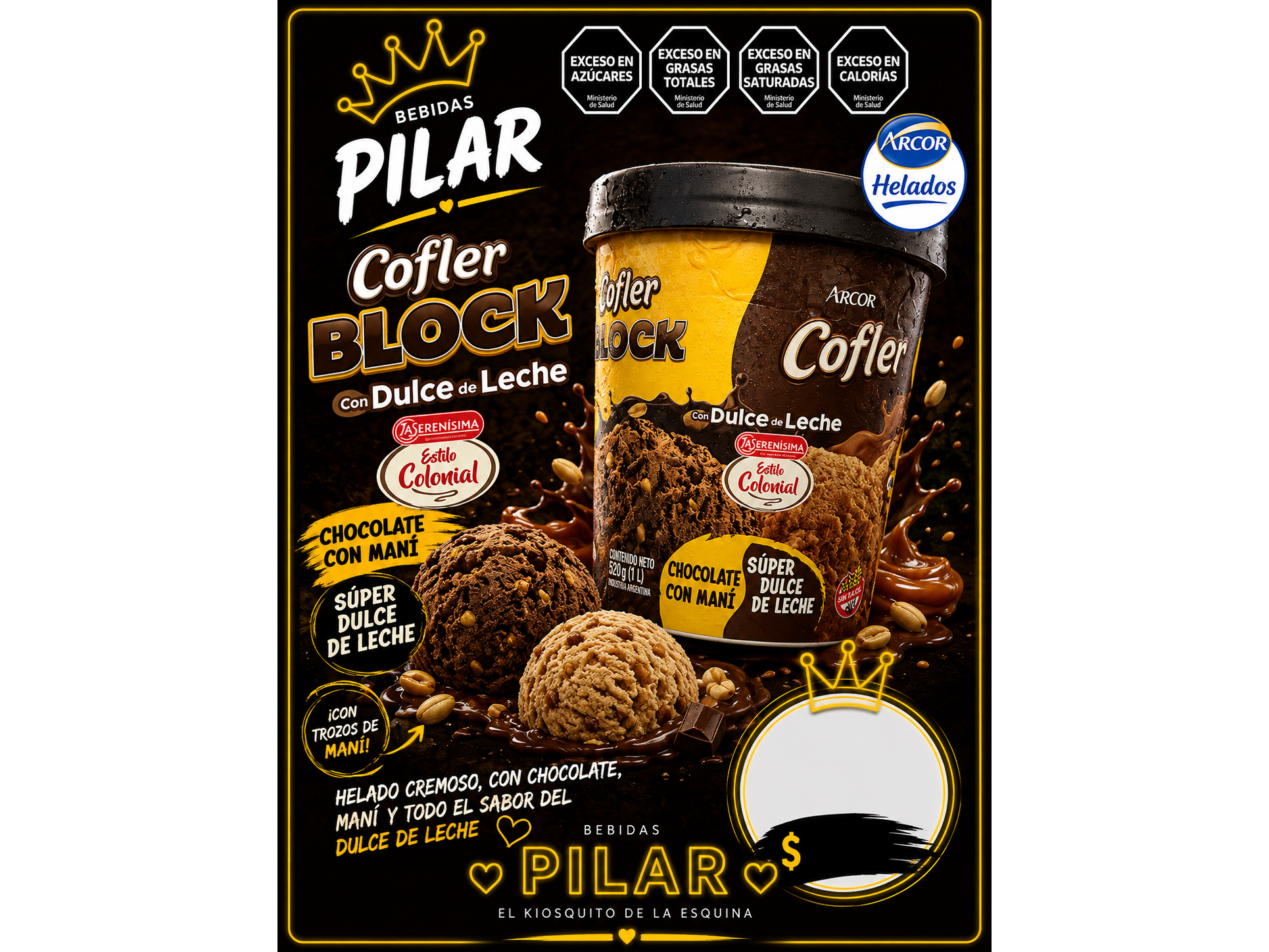 GELATO XXL COFLER y BLOCK