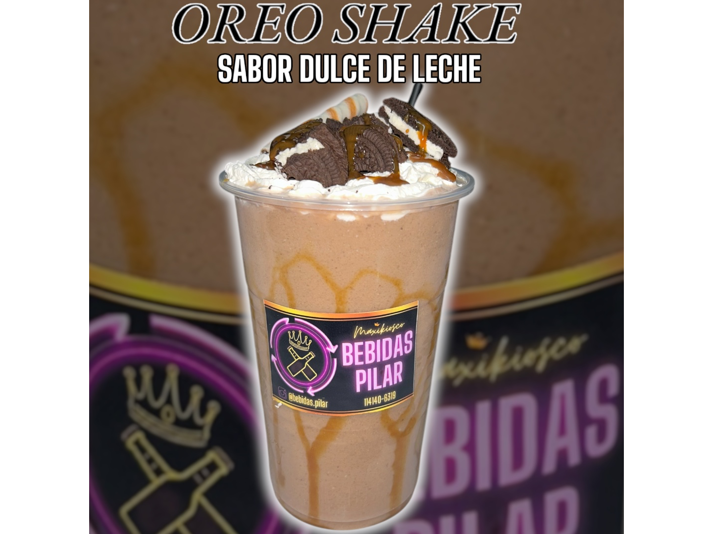 OREO SHAKE CHOCO O DULCE DE LECHE?
