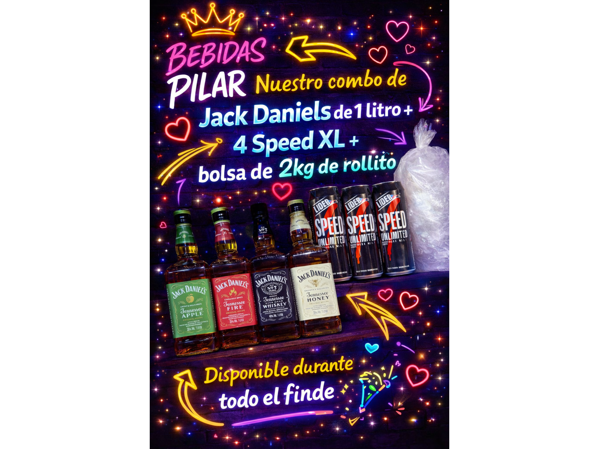 JACK DANIELS LITRO CON SPEED XL