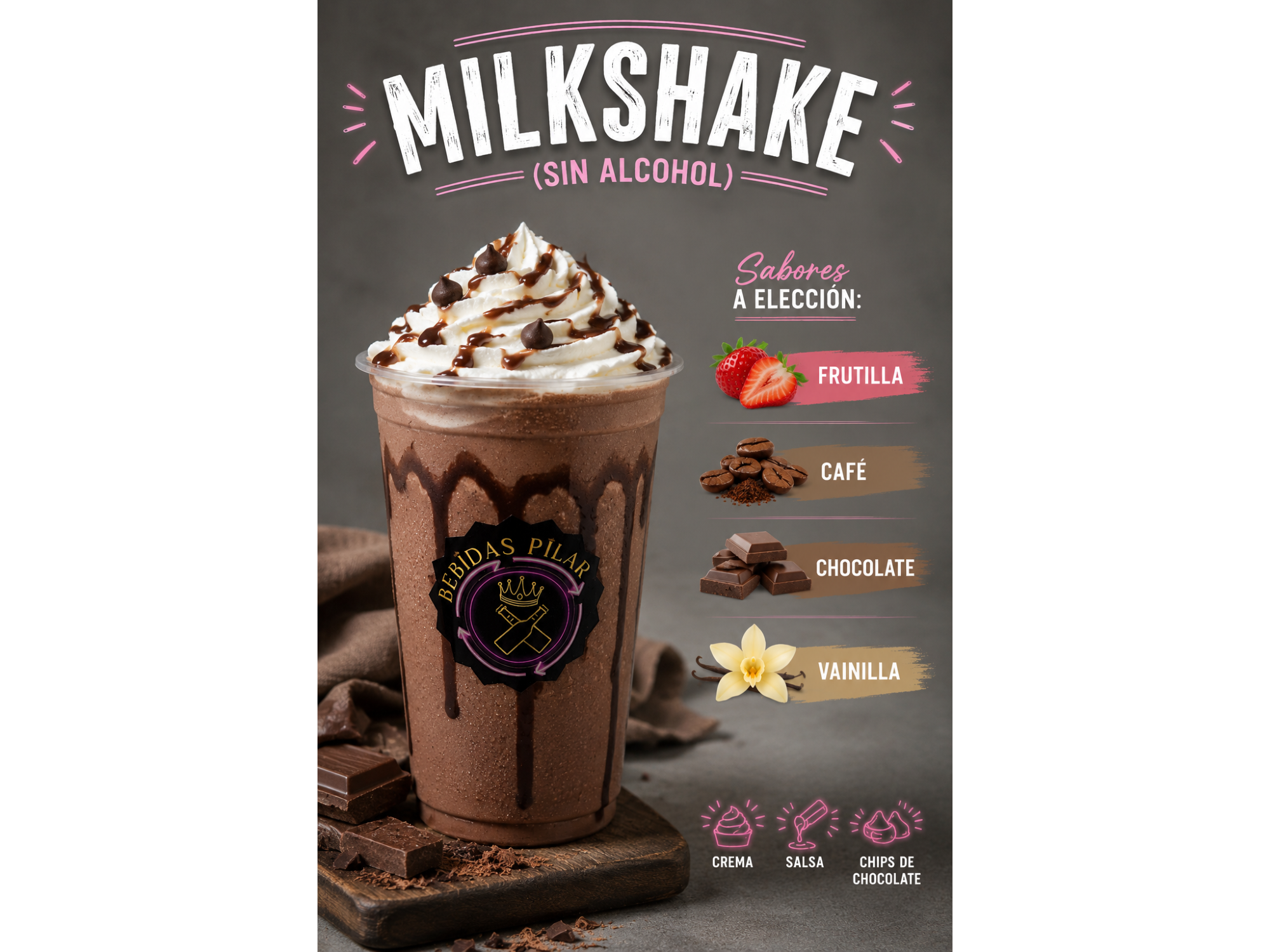 MILKSHAKE SIN ALCOHOL