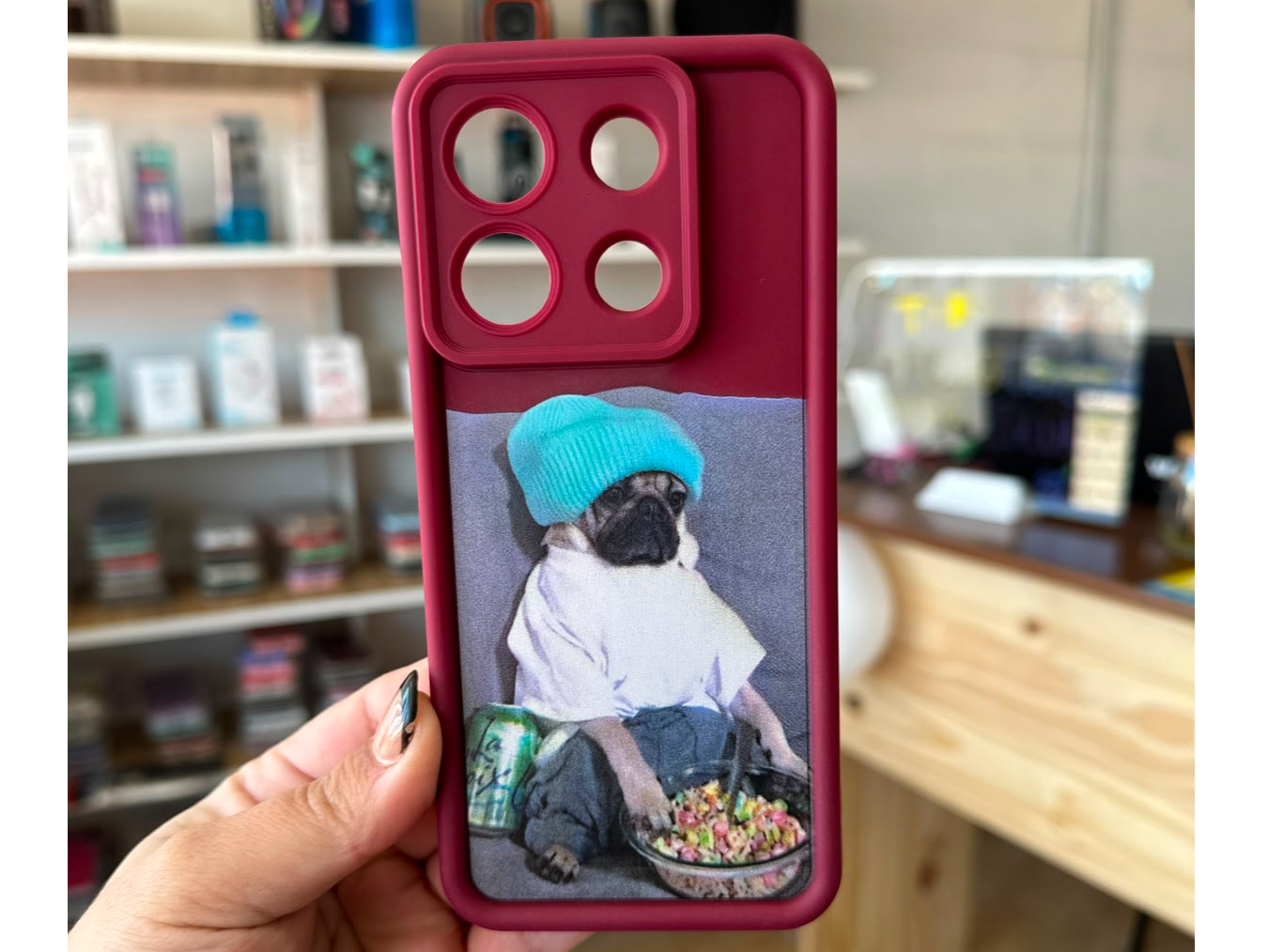 FUNDA SIN FELPA PERRO REDMI NOTE 13