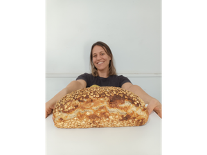 Pan de molde fermentado con masa madre (estilo lactal) de LaVaca SeRíe