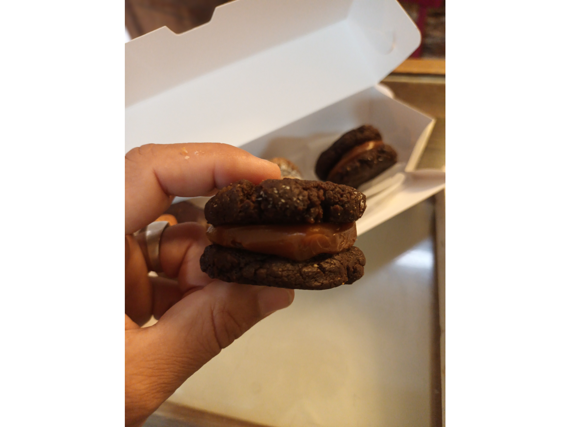 Alfajor choco brownie