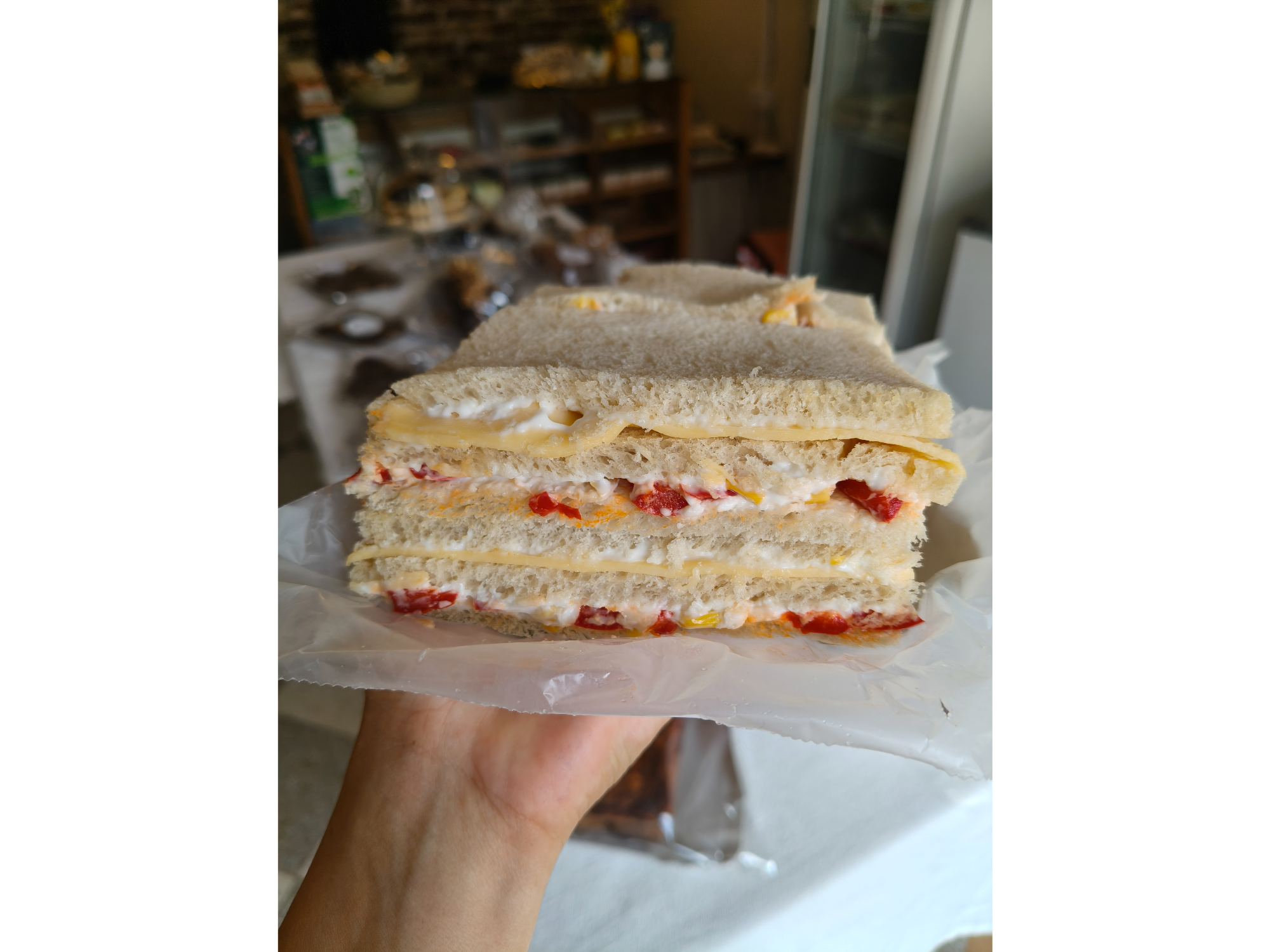 Sandwich de miga triple