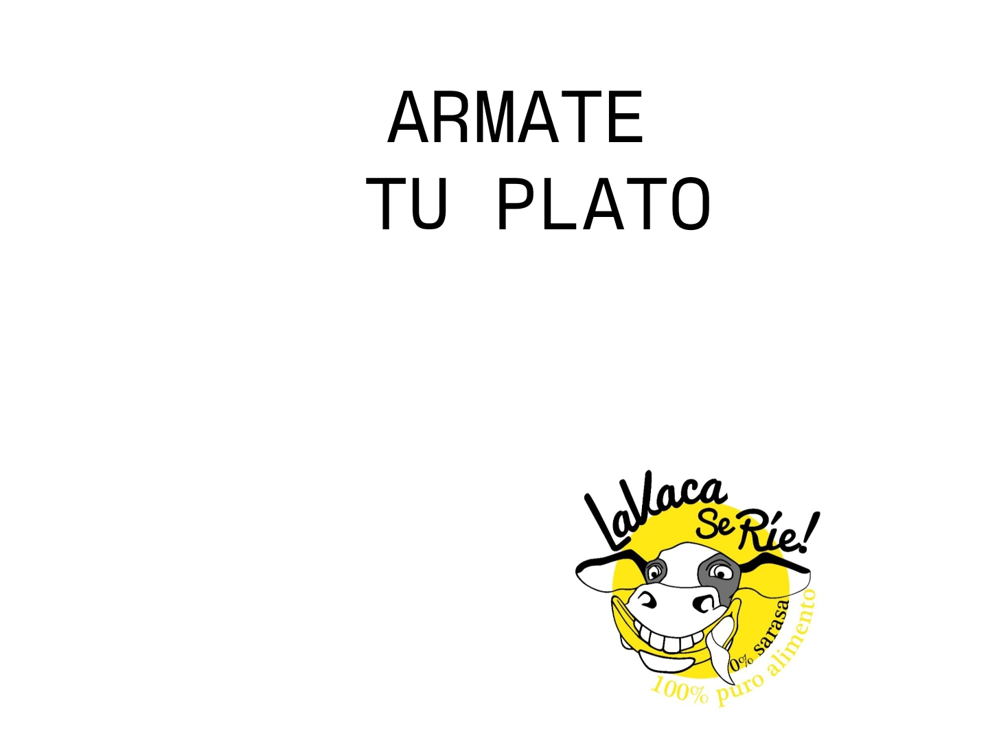 ARMATE TU PLATO
