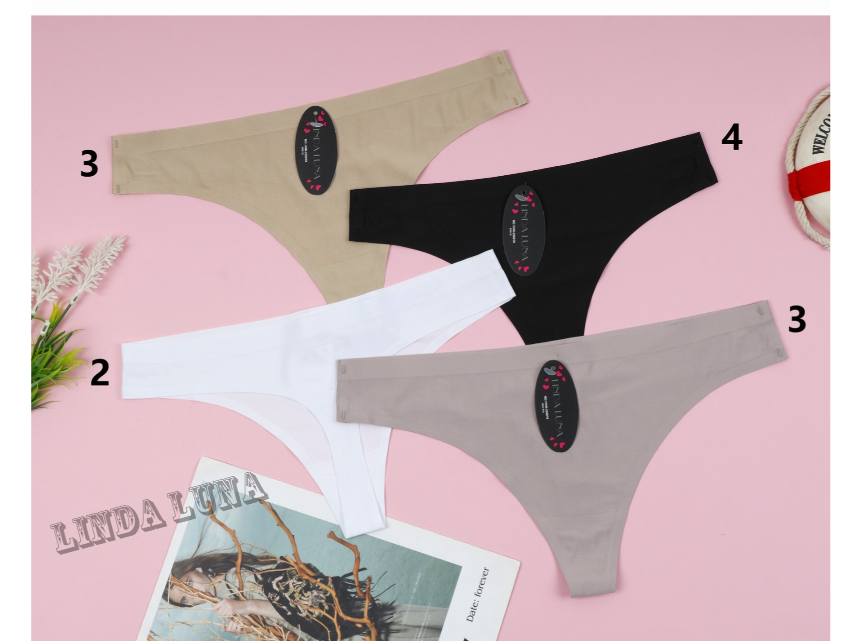 DOCENA LESS SIN COSTURA LINDA LUNA