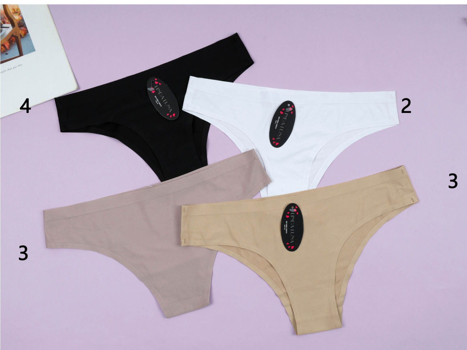 DOCENA VEDETINA SIN COSTURA LINDA LUNA.