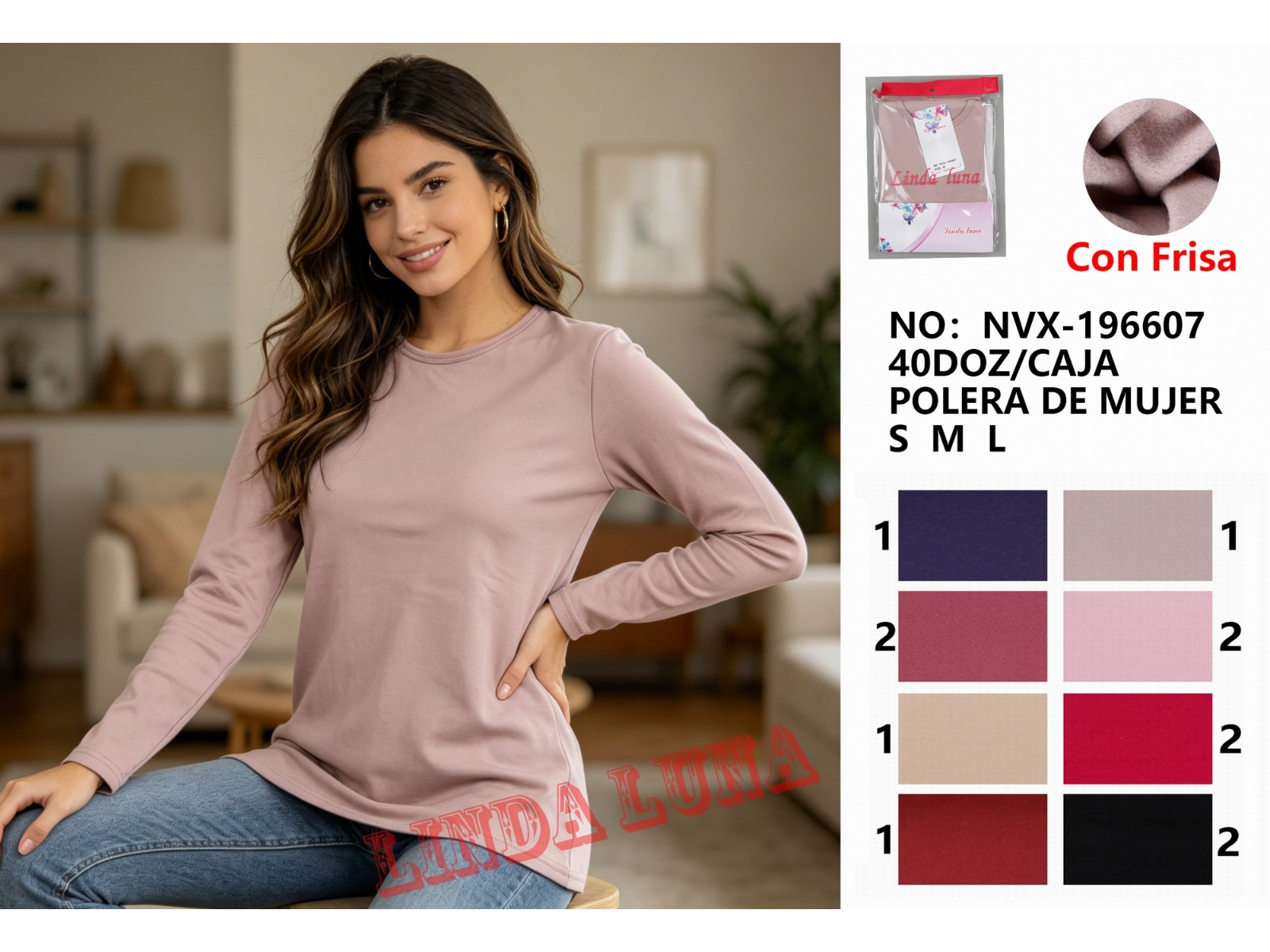 DOCENA CAMISETA TERMICA MUJER