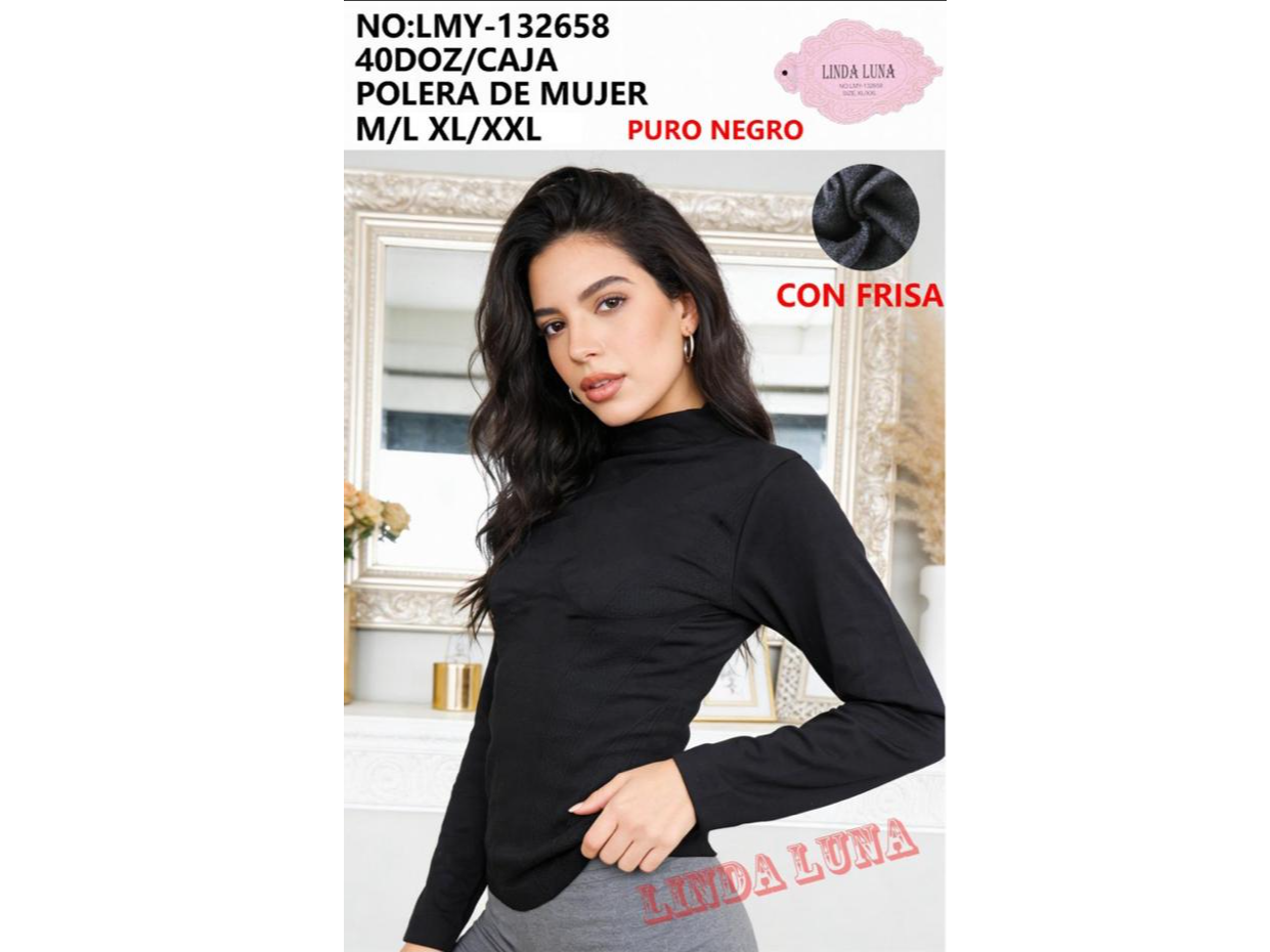 DOCENA POLERA TERMICA MUJER