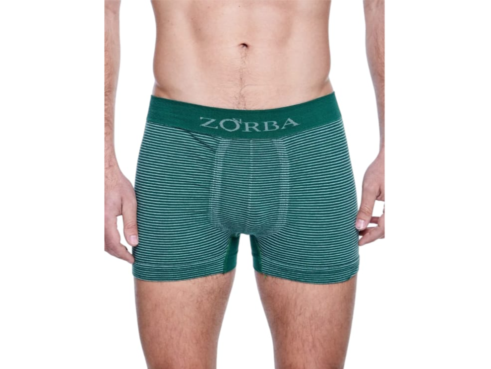 DOCENA BOXER SIN COSTURA ZORBA ART 131  RAYADOS