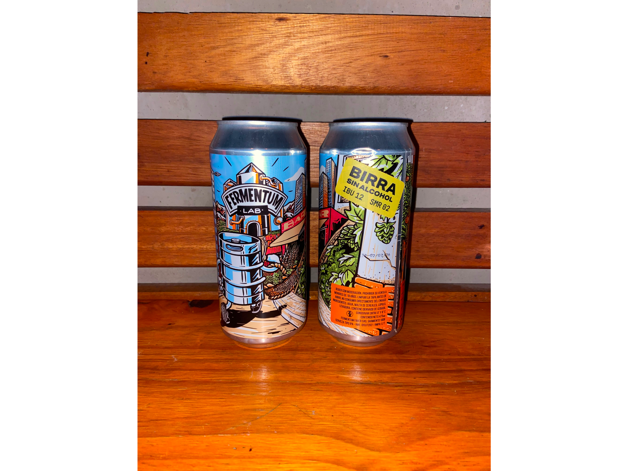 Lata artesanal: birra sin alcohol 473ml