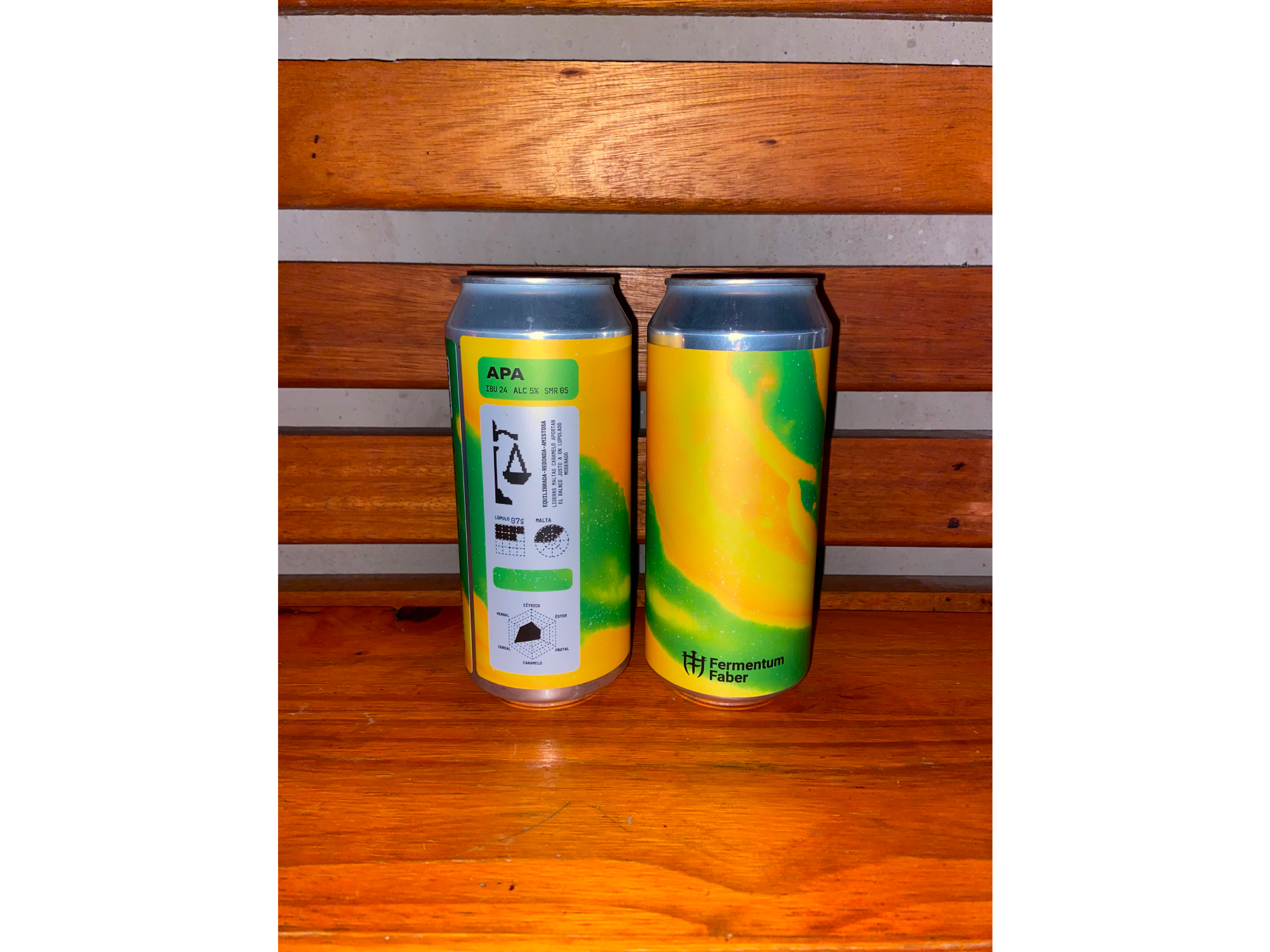 Lata artesanal American Pale Ale (APA) 473ml