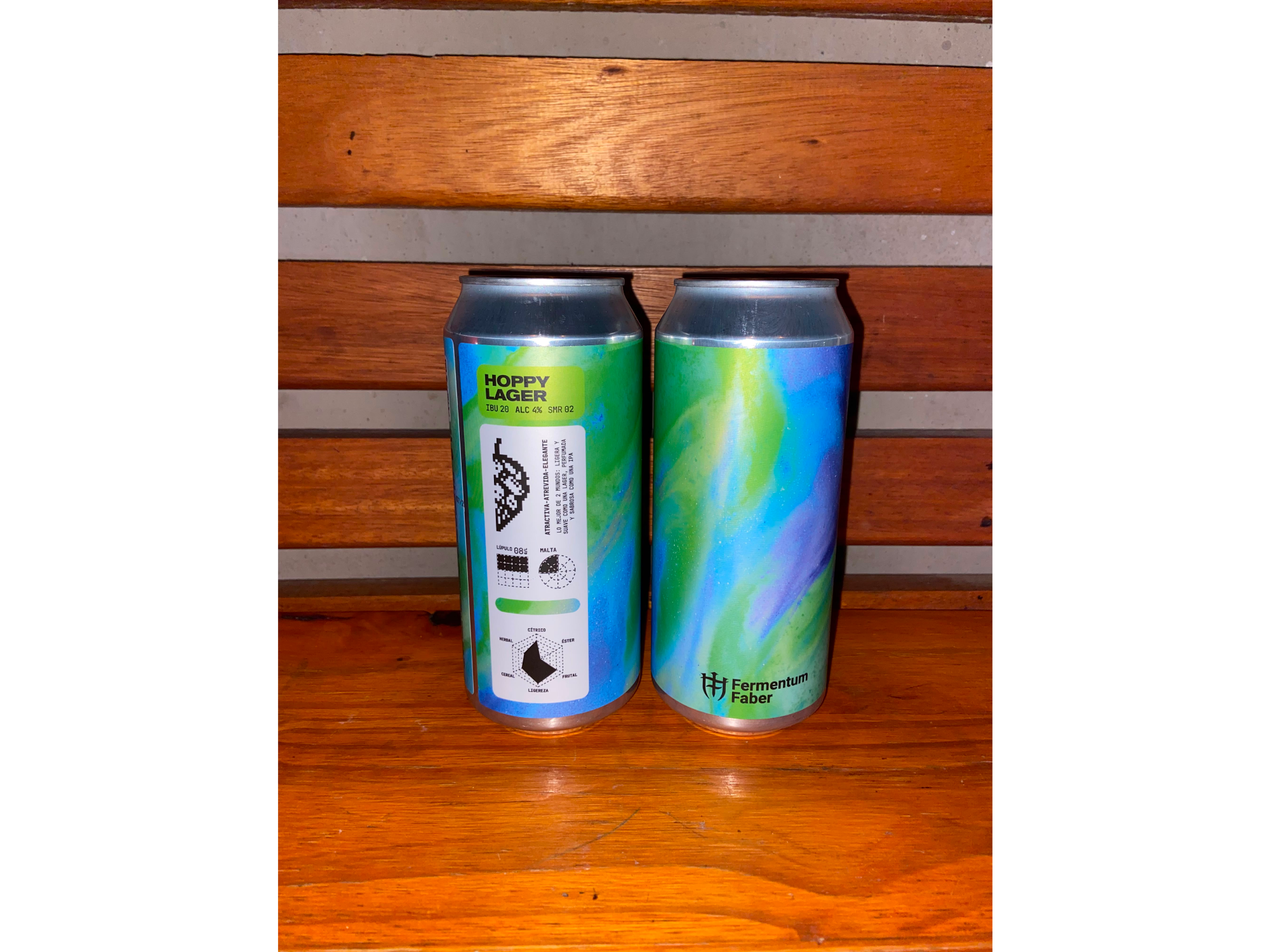 Lata artesanal Hoppy lager 473ml