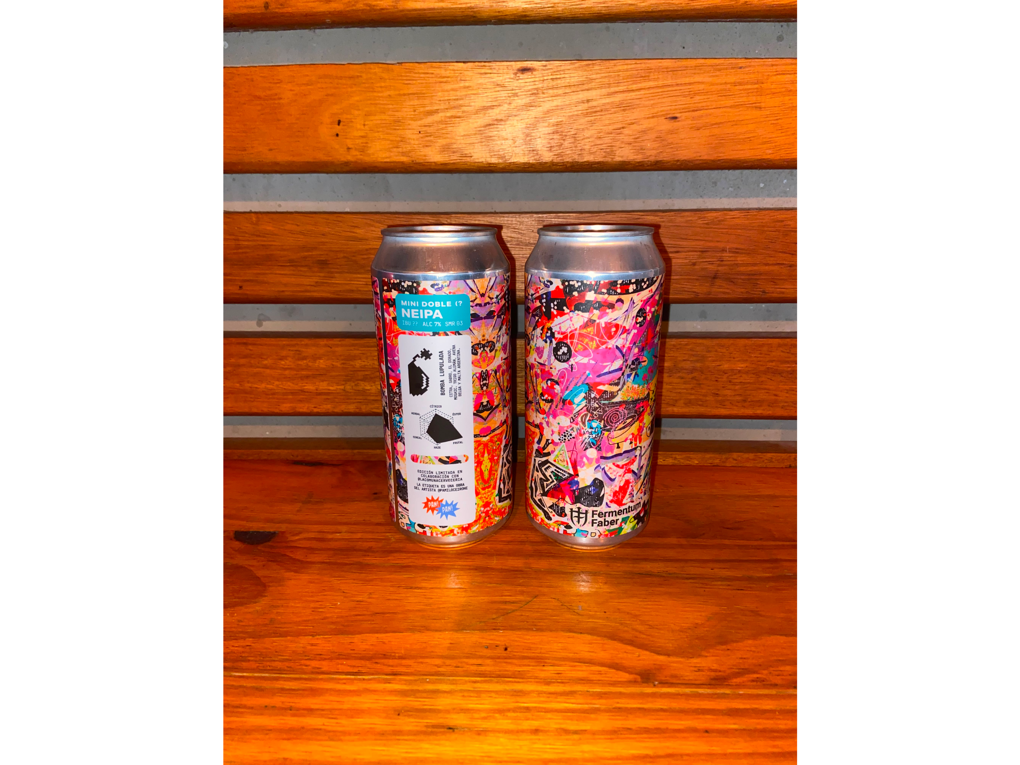 Lata artesanal: Mini Doble NEIPA (edición limitada) de Flipper´s burgers