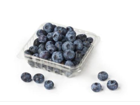 arándanos bandeja