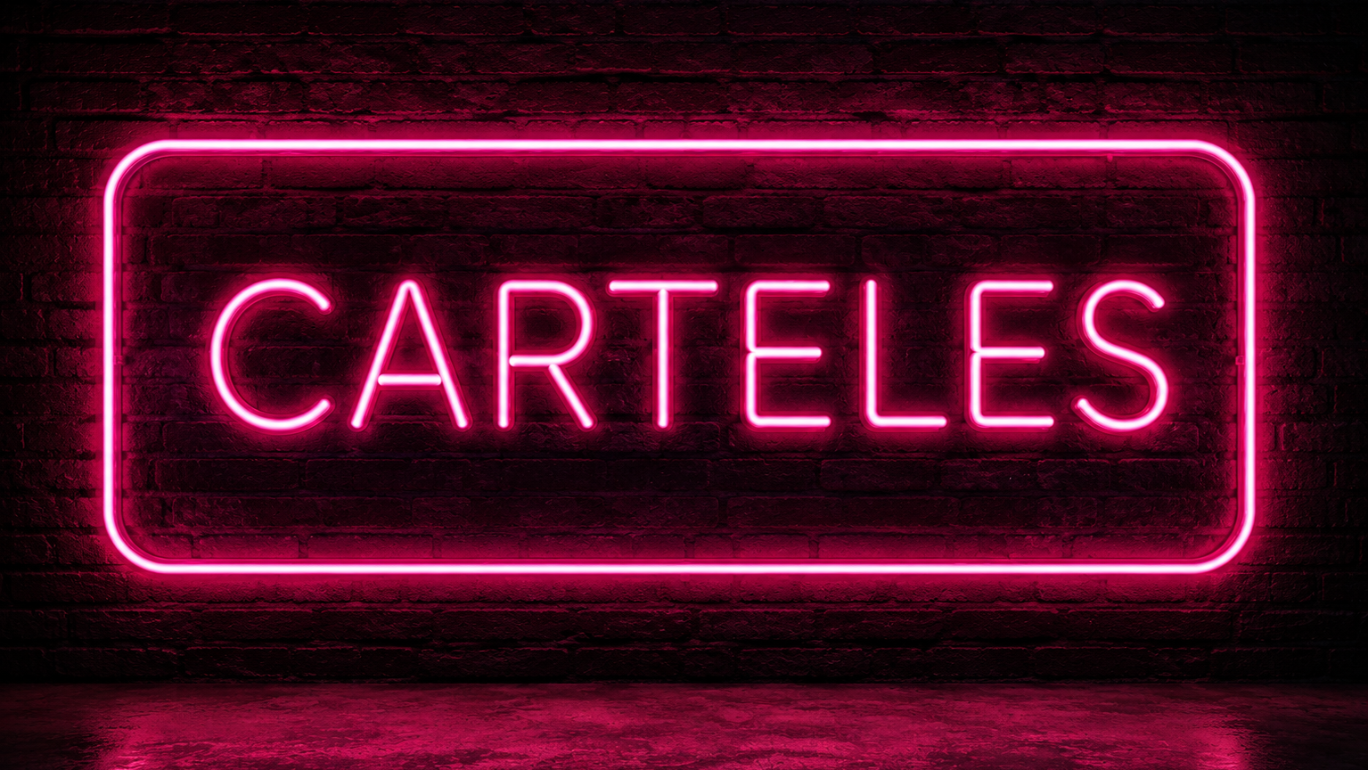 CARTELERIA CON NEON