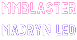 Logo MMBLASTER & MADRYN LED
