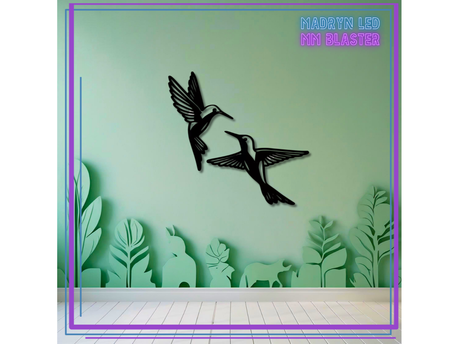CUADRO DECO - COLIBRÍES