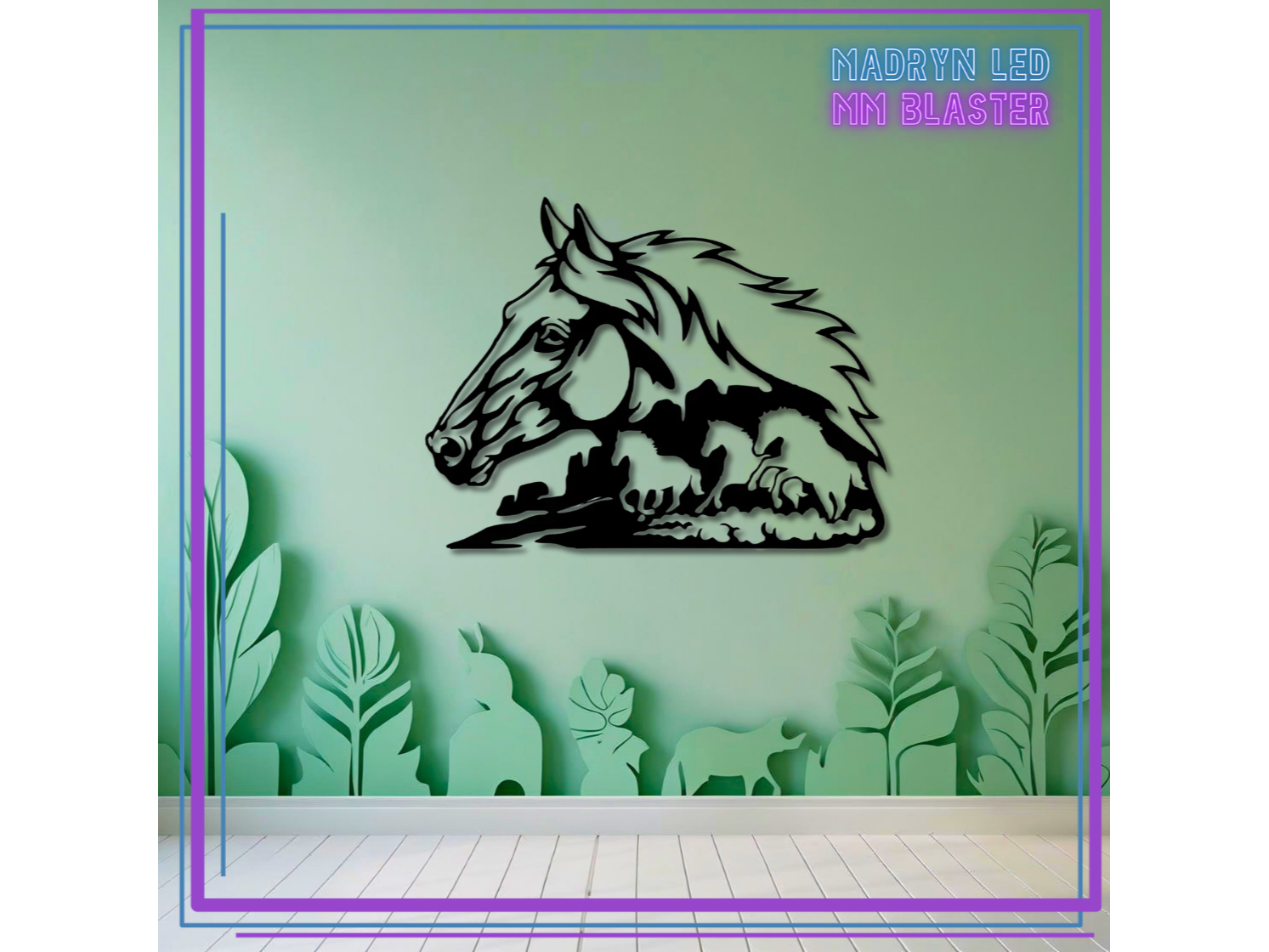 CUADRO DECO - CABALLO Y PAISAJES