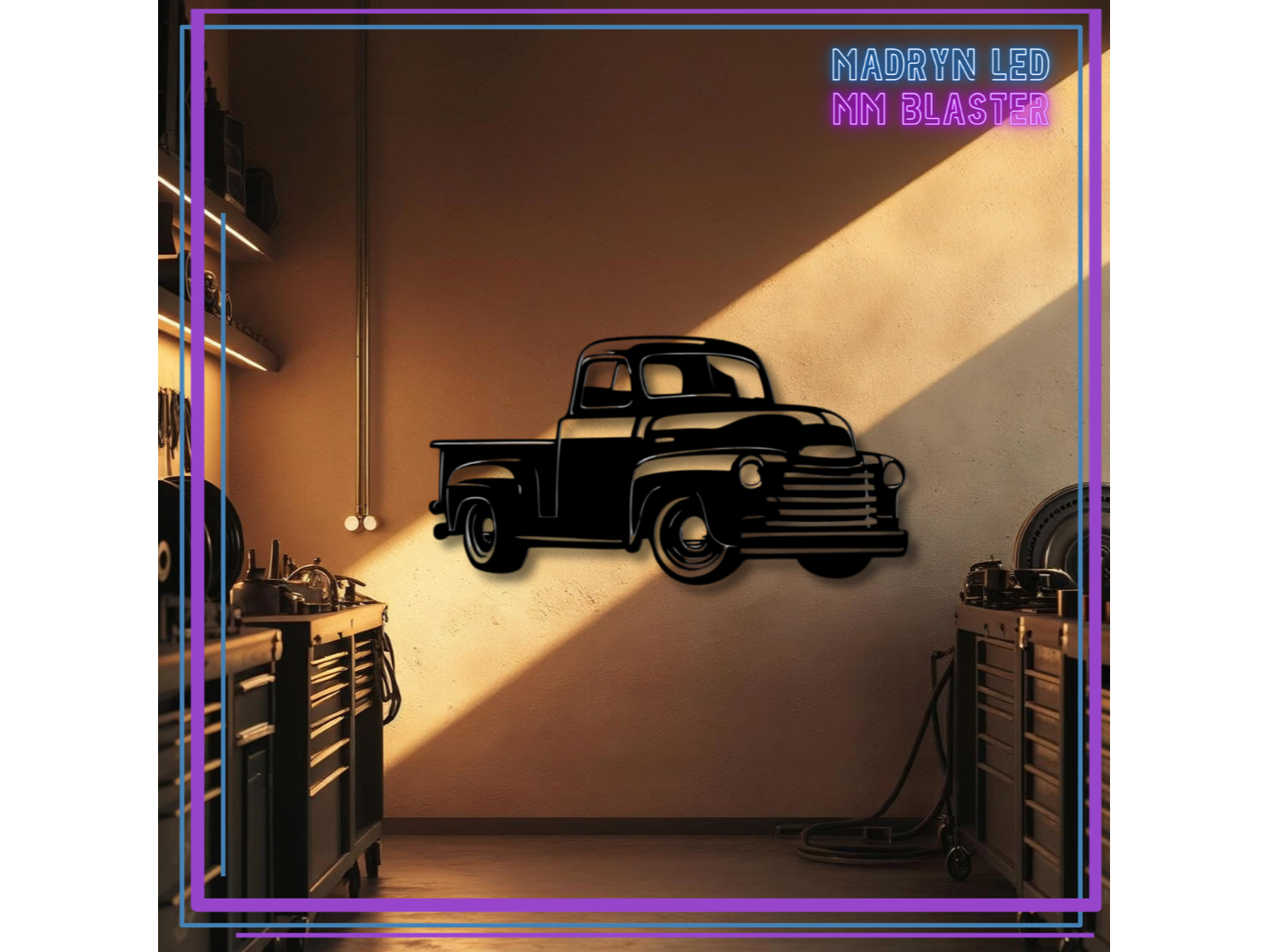 CARTEL RETROILUMINADO CHEVROLET 3100