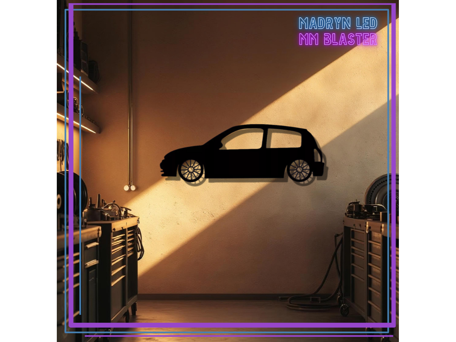 CARTEL RETROILUMINADO RENAULT CLIO