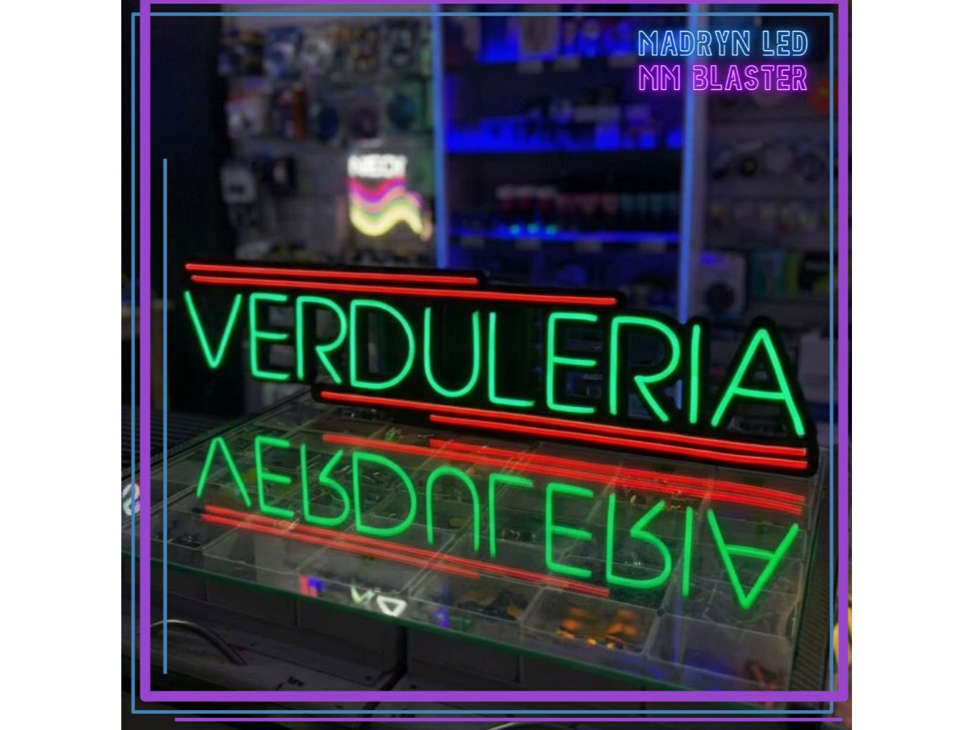 CARTEL NEON - VERDULERIA