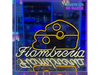 CARTEL NEON - FIAMBRERIA C/ QUESO
