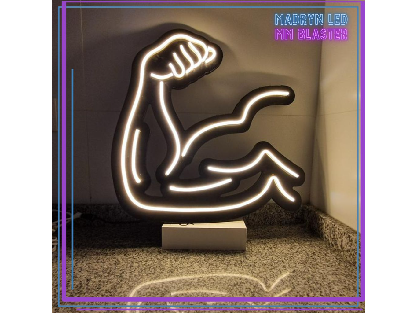 CARTEL NEON - FUERZA