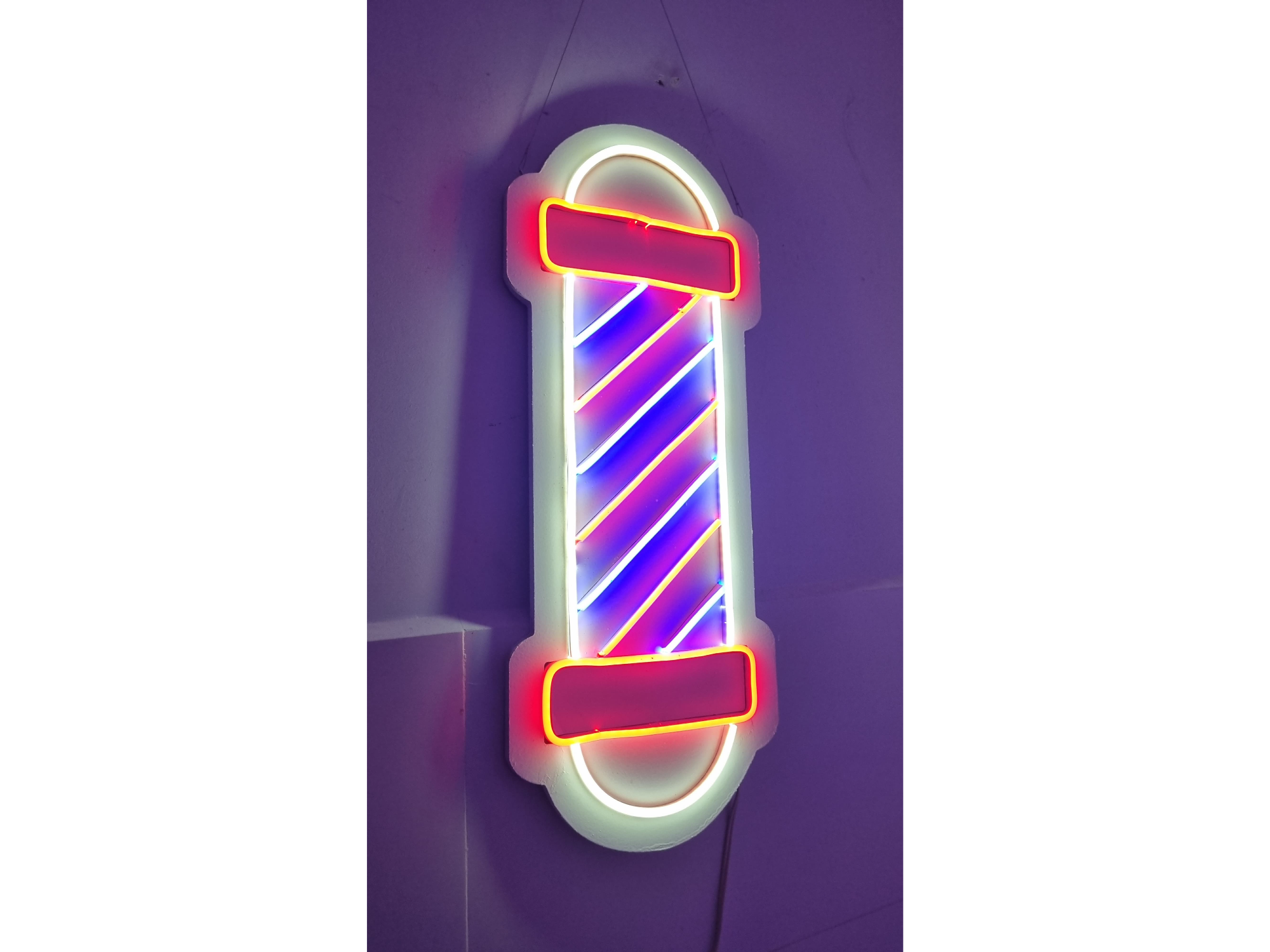 CARTEL NEON - POLO BARBERIA