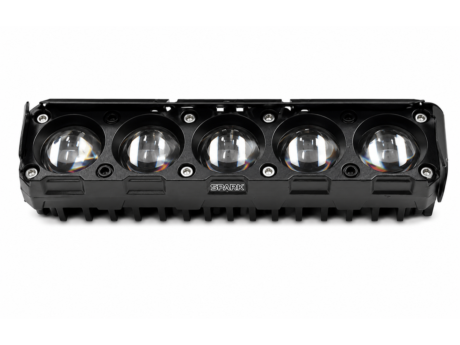 FARO LED CON 5 LUPAS LUZ BLANCO Y AMBAR