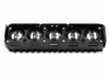 FARO LED CON 5 LUPAS LUZ BLANCO Y AMBAR