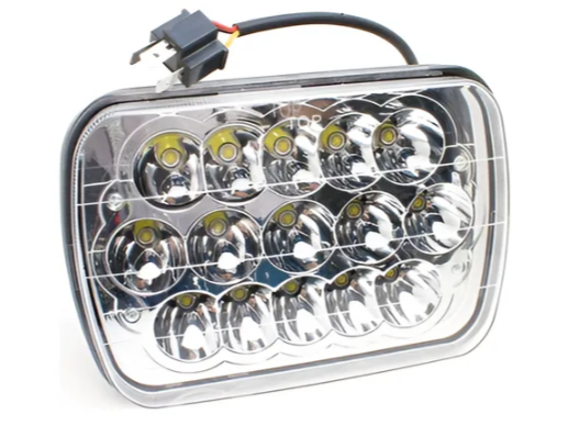 FARO OPTICA  RECTANGULAR  17X11CM H4 ALTA Y BAJA 12/24V