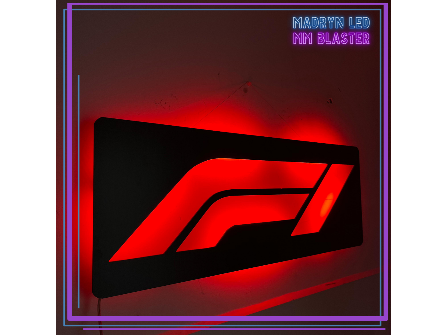 CARTEL RETROILUMINADO LOGO FORMULA 1