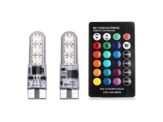 KIT T10 RGB X2 12V C/CONTROL