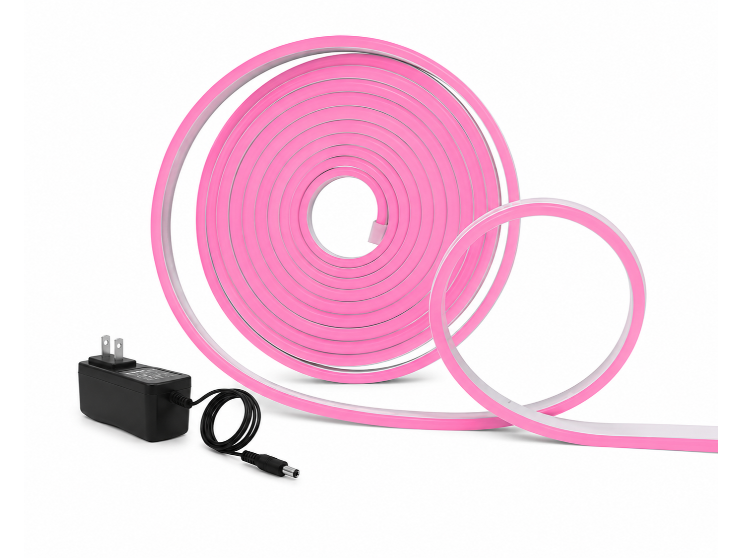 KIT NEON FLEX 12V 5MT C/TRANSFORMADOR